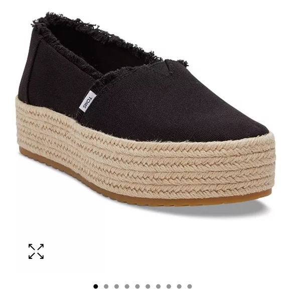TOMS Valencia Canvas Platform Espradilles - Picture 3 of 10